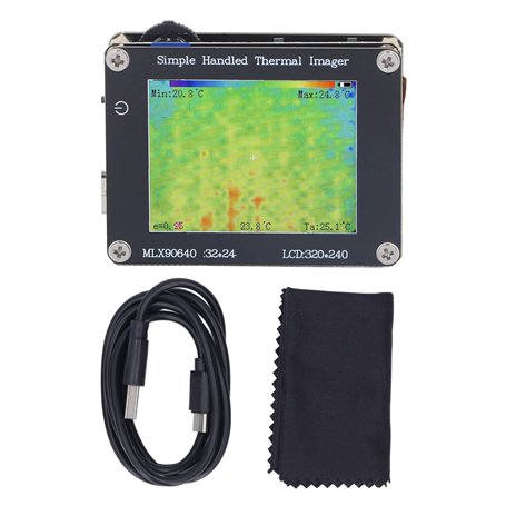 bdzxvhme Imageur Thermique caméra Infrarouge écran 2 Pouces - 40 ℃ à 300 ℃ imageur Thermique Multifonctionnel portatif