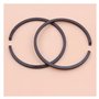 2 pièces/lot 33mm X 1.5mm segment de Piston for pièce de rechange d'outil de haie de tronçonneuse