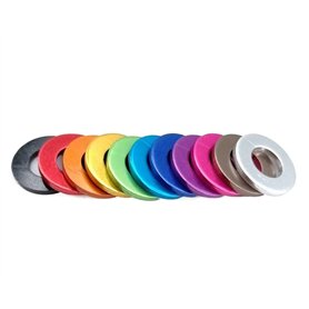 Ctongrun-Rondelles d'arrêt M3 M4 M5 M6 M8 Rondeuse de joint plat en aluminium coloré