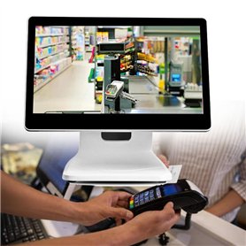 WEIMILOR Caisse enregistreuse i3 POS Windows 10 4 Go 15