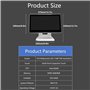WEIMILOR Caisse enregistreuse i3 POS Windows 10 4 Go 15,6 Pouces et écran personnalisé 64 Go SSD Écran Tactile pour caissier Cai