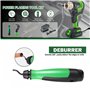 Glowdora Outil D'Évasement Électrique, Outil D'Évasement Simple pour Tubes Excentriques À 45°, Pince D'Évasement 2 en 1 Métrique