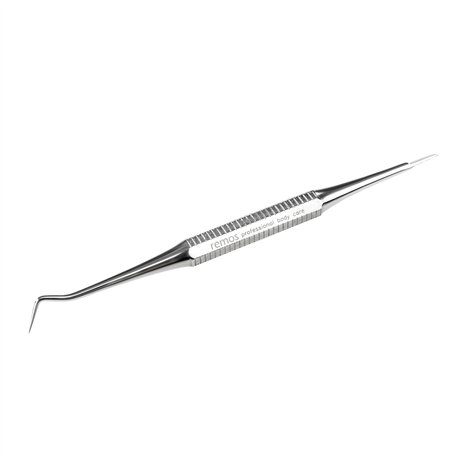 REMOS Cure-dents à extrémité pointue et plate en acier inoxydable - 9 cm