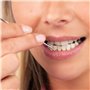 REMOS Cure-dents à extrémité pointue et plate en acier inoxydable - 9 cm