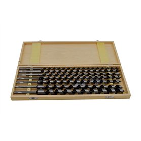 Jeu de 7 forets hélicoïdaux pour bois 10-25 x 460 mm