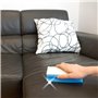 Sonty Lot de 10 éponges de nettoyage anti-rayures, lavables, grande taille 15 x 7 x 4 cm, blanc (bleu)