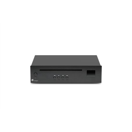 Pro-Ject CD Box E Lecteur CD Ultra Compact pour débutant avec véritable Lecteur CD DA Red Book Noir