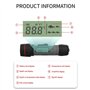 hinryo Détecteur de Poisson de pêche d'hiver sans Fil, écho sondeur avec Connexion Bluetooth, température, écran LCD, détecteur 