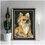 Awesocrafts Kit complet de peinture diamant 5D pour adultes (chihuahua)