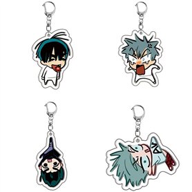 SUJEBRAN Alien Stages Figurine Porte Clef 4 Pièces Alien Stages Accessoires Cos Alien Stages Jouet Keychain Anime Alien Stages M