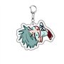 SUJEBRAN Alien Stages Figurine Porte Clef 4 Pièces Alien Stages Accessoires Cos Alien Stages Jouet Keychain Anime Alien Stages M