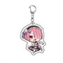 SUJEBRAN ReZeros Figurine Porte Clef 5 Pièces Accessoires Cosplay Jouet Keychain Anime ReZeros Merch