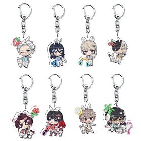 SUJEBRAN 8 Pack Porte Clef Wind Breakers Anime Figurine Accessoires Cos Wind Breakers Jouet Key Chain Bag Pendentifs