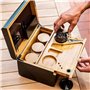 Lot de Plateaux roulants Coffret de Rangement en Bambou Premium Boîte de Rangement en Bois Coffret Cadeau de Luxe
