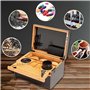 Lot de Plateaux roulants Coffret de Rangement en Bambou Premium Boîte de Rangement en Bois Coffret Cadeau de Luxe, Boîte de Sépa