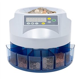 compteur de pièces de monnaie Trieuse automatique de pièces de monnaie et compteur de monnaie commerciale 110 V USD