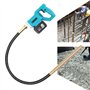 Trowel Plate Vibrator Machine Vibrateur de béton électrique avec 2 Batteries, Machine vibrante de Ciment portative 110V, vibrate