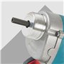 Trowel Plate Vibrator Machine Vibrateur de béton électrique avec 2 Batteries, Machine vibrante de Ciment portative 110V, vibrate