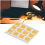 URRNDD Puce LED, 12Pcs COB Source Lumineuse Puce LED Ronde Haute Puissance 12W 36-41V 1080LM Composants Accessoire D'éclairage p