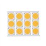URRNDD Puce LED, 12Pcs COB Source Lumineuse Puce LED Ronde Haute Puissance 12W 36-41V 1080LM Composants Accessoire D'éclairage p