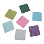 Mini Tapis de Coupe 7 Pièces, Ensemble de Tapis de Planche à Découper en Plastique Flexible, Mini Tapis Auto-guérison, Accessoir