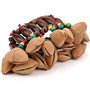 Bracelet de Tambour Africain Belle généreuse Noix Faite à la Main Shell Bracelet Handbell Instrument de Percussion