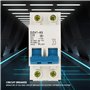 Disjoncteur miniature 2P, disjoncteur d'air basse tension triphasé DC 32A 400V pour système de grille de panneaux solaires