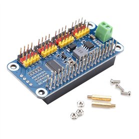 Module de carte de contrôleur de pilote de servomoteur PWM 16 canaux 12 bits Module de carte de commande de pilote de servomoteu