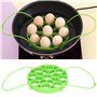 Zerodis Support de Cuisson à la Vapeur en Silicone pour Accessoires de Casserole instantanée, Bretelle d'autocuiseur pour 9 œufs
