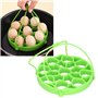 Zerodis Support de Cuisson à la Vapeur en Silicone pour Accessoires de Casserole instantanée, Bretelle d'autocuiseur pour 9 œufs