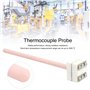 Wrp-100 S-type S-type Platinum Rhodium Thermocouple Sonde, Sonde de Capteur de Température Résistante à La Chaleur de Haute Préc