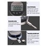Jauge de Test à cadran avec indicateur numérique, sonde de mesure de profondeur électronique, affichage LCD 0-12.7mm pour les pr