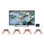 Nintendo Switch Rouge/Bleu Néon 32Go [Nouveau modèle V2] Super Mario Party + Mario Kart 8 Deluxe