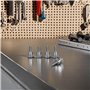 PrecisionGeek - Vis moletées M4 x 10 mm avec épaulement, boulons de poignée en acier inoxydable, longueur Totla 20 mm - Ensemble