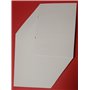 5 cm. Papier blanc épais 120 g. Recharge de rechange pour classeur avec 2 a