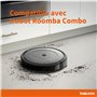 BAKUUM Pack de 4 brosses latérales, 1 rouleau x 1 serpillère x 3 filtres HEPA pour iRobot Roomba Combo. Pack de pièces de rechan