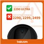 BAKUUM Pack de 4 serpillères pour Cecotec Conga 2290 Ultra. Accessoires plus longue durée et nettoyage efficace. Exclusif pour C