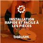 BAKUUM x4 brosses pour LEFANT M2 M210 M210S M210B M210P M213. Pack balais latéraux. Pack de pièces de rechange et accessoires po