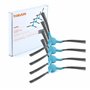 BAKUUM Lot de 4 brosses pour Cecotec Conga 2499 Ultra Genesis et 2299 Ultra Home et 2299 Inertial. Pack de pièces de rechange et