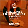 BAKUUM Lot de 4 brosses pour Cecotec Conga 2499 Ultra Genesis et 2299 Ultra Home et 2299 Inertial. Pack de pièces de rechange et