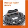 BAKUUM Rouleau multifonction pour Cecotec Conga Series 7290 Eternal et 7490 Eternal (Xtreme, Vital, Max, Pet). Brosse principale