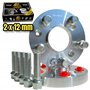 IGP Kit de 4 entretoises roues 12 + 20 mm compatibles avec A4 S4 RS4 Type B8 B9 + Audi A5 S5 RS5 Type 8F F5 entraxe 5 x 112 moye