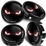 SkinoEu Lot de 4 Enjoliveur Cache Moyeux Capuchon de Centre de Roue 65 mm