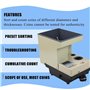 SkinoEu 4 x 50mm Autocollant 3D Silicone Cache-Moyeu Capuchons de Centre Enjoliveurs de Roue Voiture Cache Moyeux Jante Universe