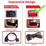 KW830 OBD2 Lecteur de code et scanner de diagnostic, outil pour vérifier la lumière du moteur, scanner OBD2 de données en temps 