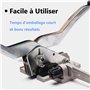 Machine à emballer de cerclage, sertisseur de tendeur multifonction portable efficace et Outil de cerclage 3 en 1 pour le cercla