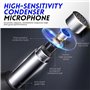 XFKSHCJU Bruitomètre numérique haute sensibilité FDM01 double mode commutation, tube guide sonore de 6 cm, écran couleur VA, coq