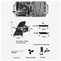 Aileron de surf électrique,aileron de SUP,aileron électrique rechargeable,planche de stand up paddle,propulseur d'aileron électr