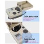 Compteuse-trieuse de pièces, trieuse de pièces robuste de qualité bancaire avec grande trémie, vitesse de comptage : 1200 pièces
