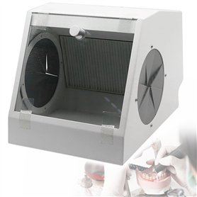 Collecteur De Poussière De Sablage De Laboratoire Avec Une Source De Lumière LED